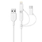 کابل تبدیل USB به Lightning/Type C/Micro USB انکر مدل A۸۴۳۶ PowerLine II طول ۹۰ سانتیمتر
